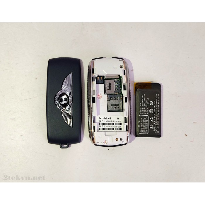 Điện thoại mini siêu nhỏ BX8 hình dáng chìa khóa xe hơi