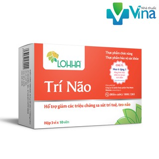 Lohha Trí Não - Hỗ Trợ Giảm Các Triệu Chứng Sa Sút Trí Tuệ, Teo Não