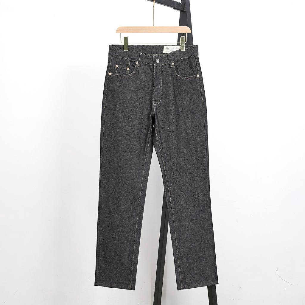 Quần jeans nữ ống đứng thời trang cao cấp EVISU thiết kế đơn giản, cá tính