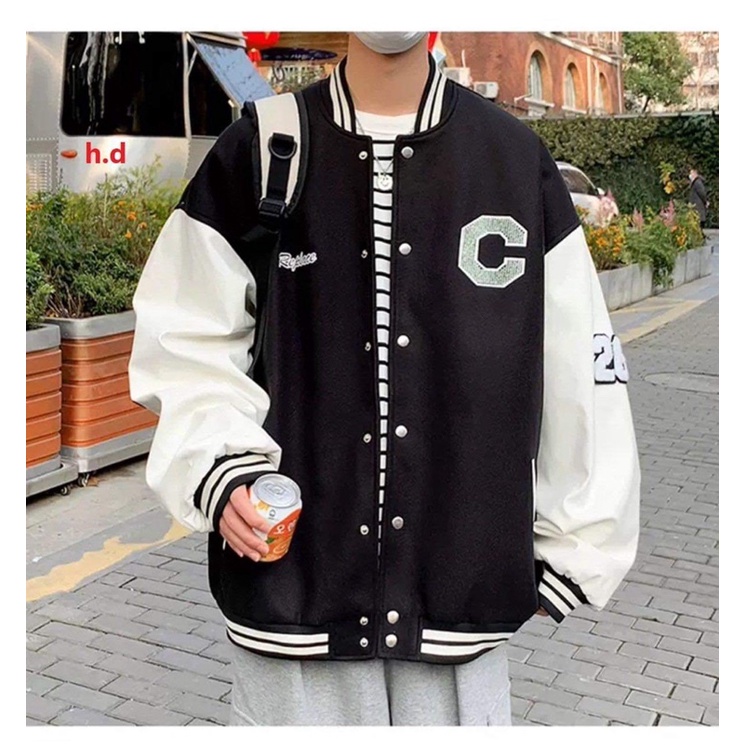 Áo khoác bomber Jacket nam nữ C26,Ngôi nhà Hàng loại 1 cá tính Trend 2022 phong cách Hàn QuốcChất nỉ vs gió chống nắng