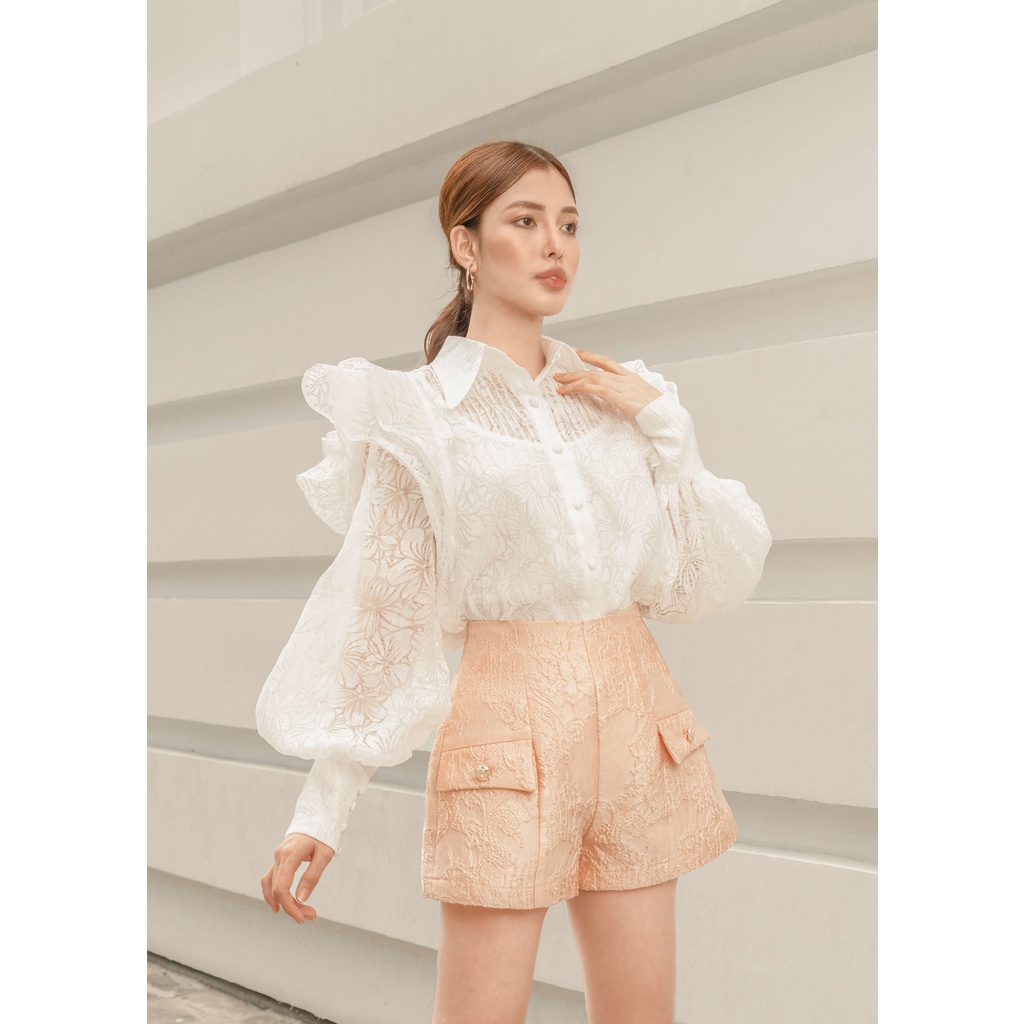 Áo sơ mi kiểu tay phồng - alula shirt - dearie.club