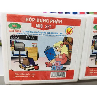 HỘP ĐỰNG PHẤN MIC 221 (TẶNG KÈM PHẤN VÀ KHĂN LAU BẢNG)