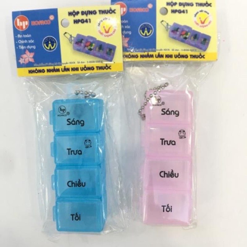Dụng cụ phân liều thuốc 4 ngăn