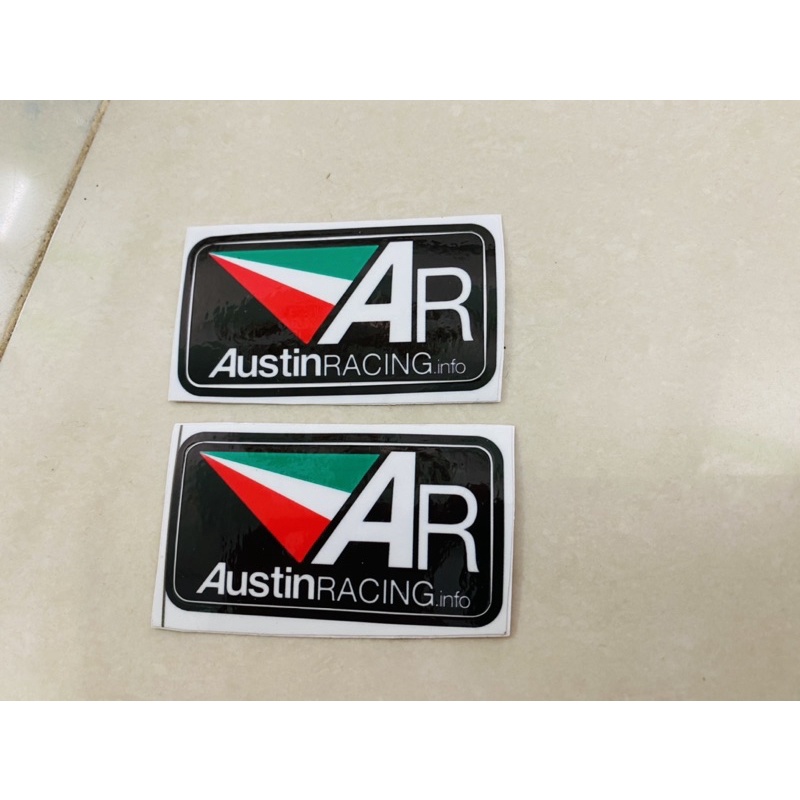 1 cặp logo AR decal giấy