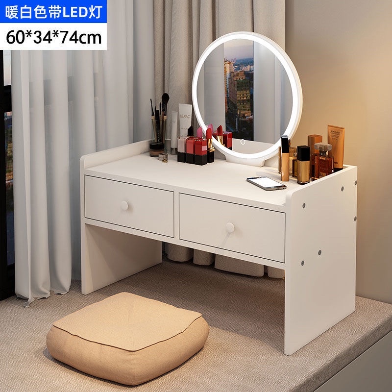 Bàn Trang Điểm Ngồi Bệt Có Đèn Led, Phong Cách Hiện Đại