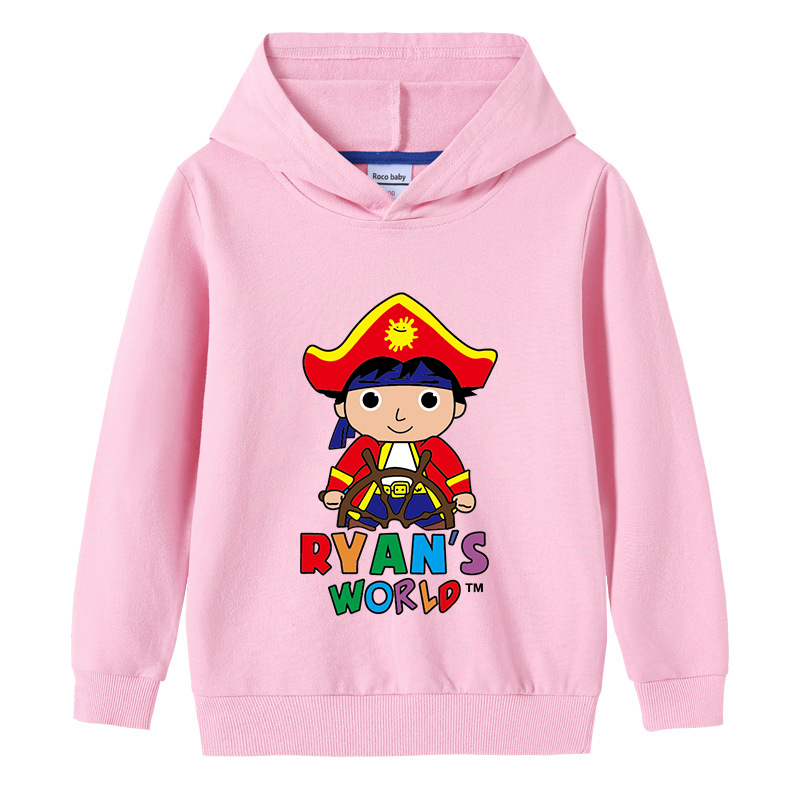 Áo Hoodie Chui Đầu In Hình Ryan Toys Review Độc Đáo Cho Bé