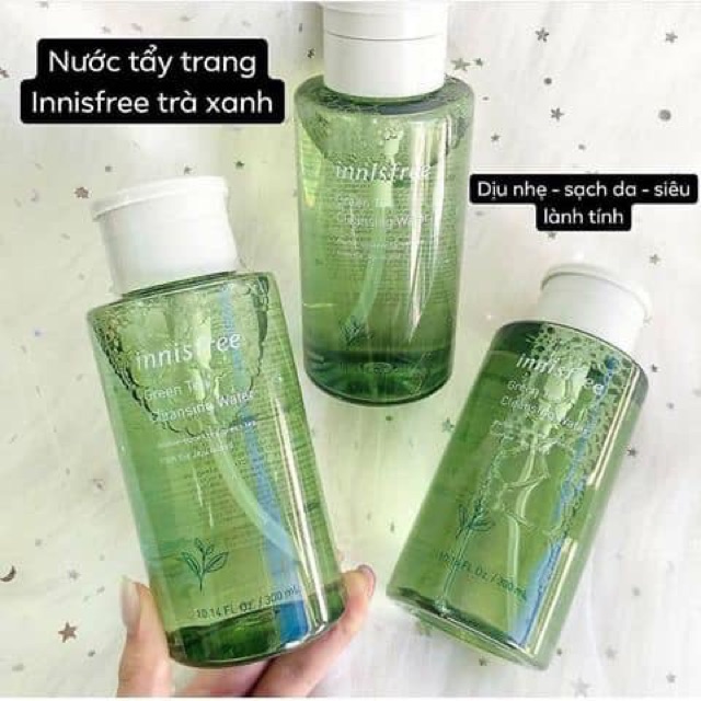 ( Mẫu mới 2019 ) Nước Tẩy Trang Trà Xanh INNISFREE GREEN TEA CLEASING WATER 300ml | BigBuy360 - bigbuy360.vn