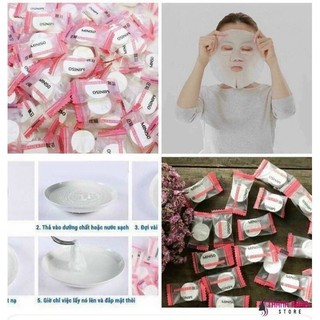 GÓI 100 VIÊN mặt nạ nén Miniso túi