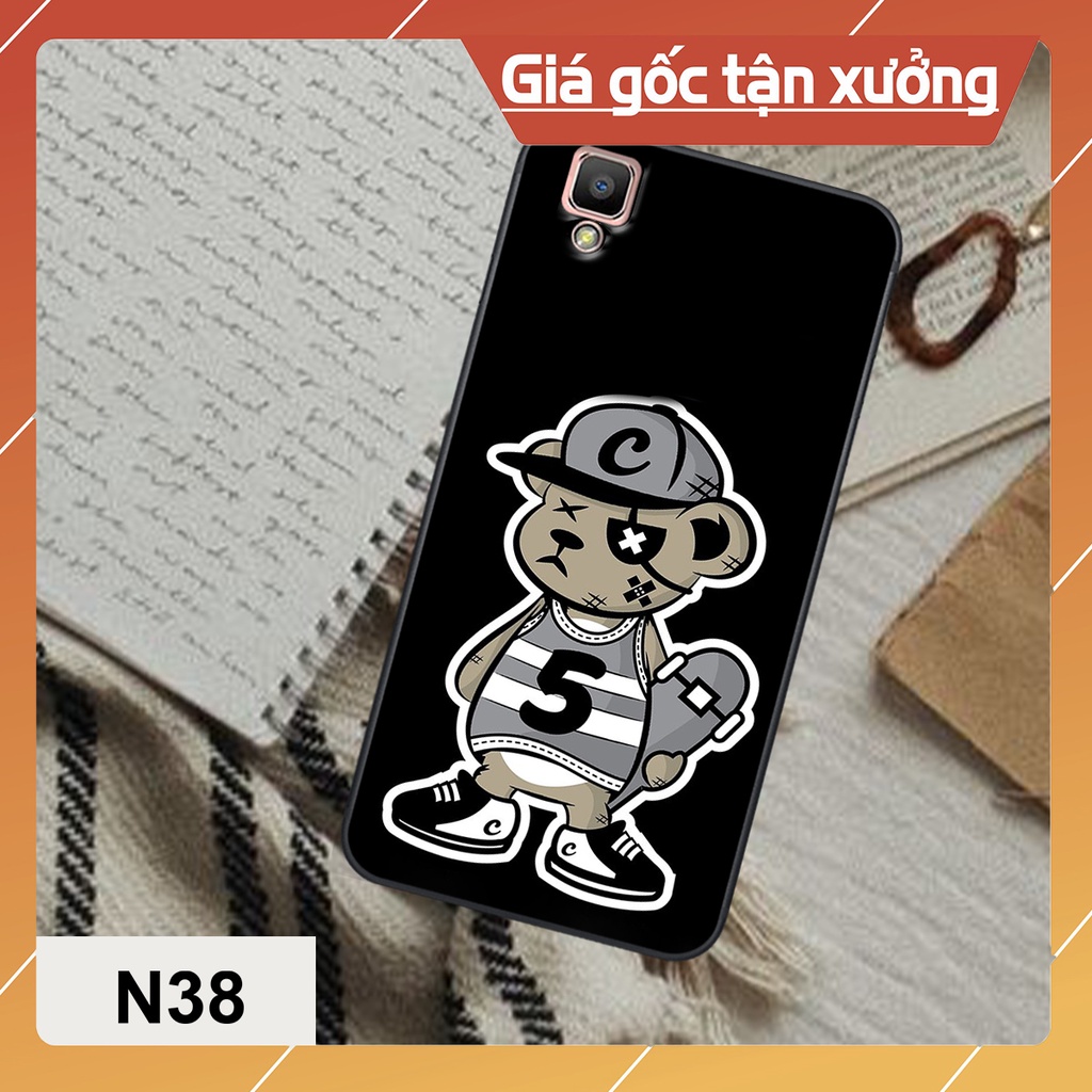Ốp điện thoại OPPO F1 / A35 gấu Brown , mickey siêu ngầu . Vỏ lưng OPPO in hình gấu đáng yêu cực đẹp