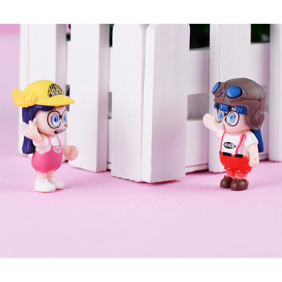 Mô hình Arale siêu cute cho các bạn trang trí tiểu cảnh, chế móc chìa khóa DIY