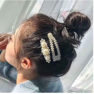 Kẹp tóc đính hạt nhiều kiểu cho bạn gái