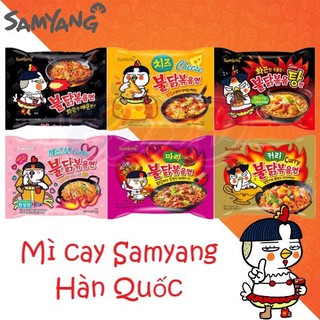 Mì cay Hàn Quốc Samyang 140gr các vị - mì ăn liền - mì ngon