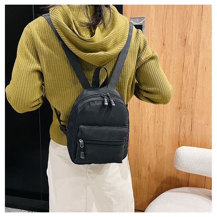 Ba Lô Nylon Mini Thời Trang Hàn Quốc Dành Cho Nữ