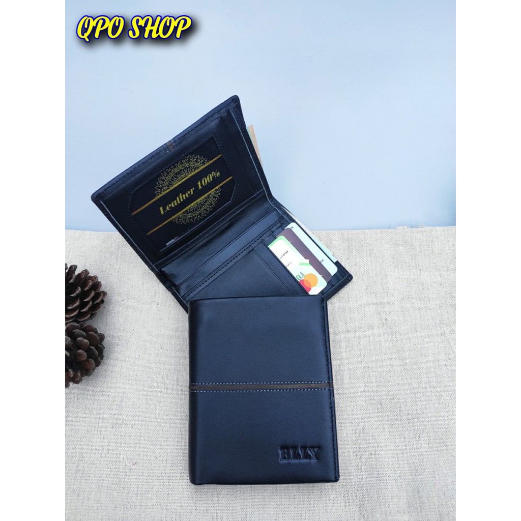 Ví da nam cao cấp da bò nappa loại xịn hàng loại 1- Bảo hành da 12 tháng