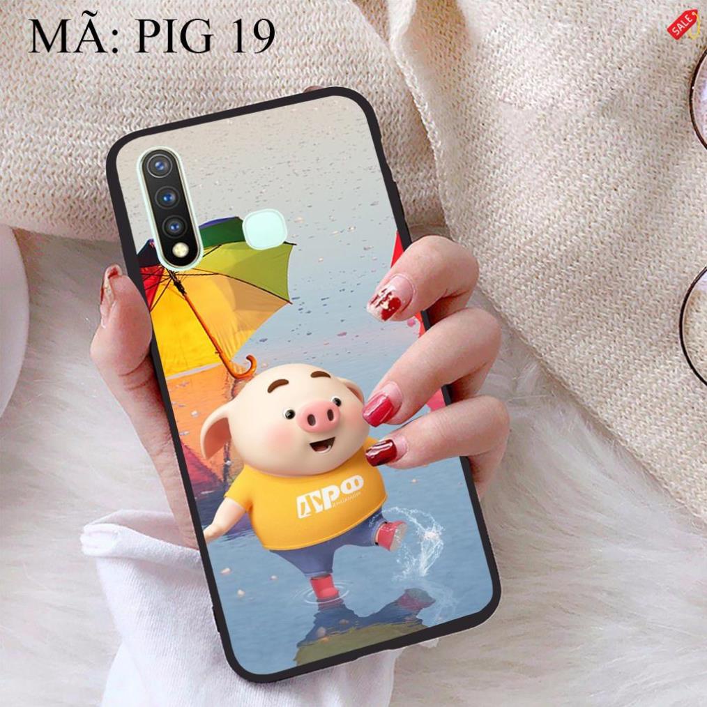 Ốp lưng Vivo Y19 viền dẻo TPU BST Pig Cute