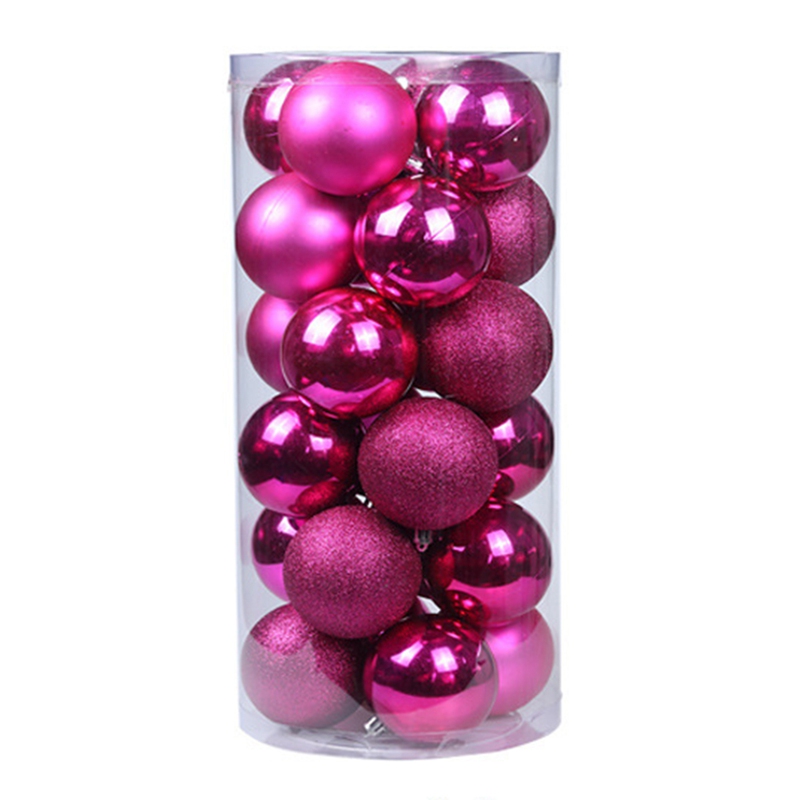 Tmdbyx Bộ 24 Quả Châu Trang Trí Cây Thông Giáng Sinh