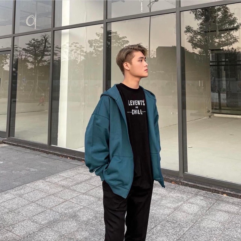 Áo Thun Levents Chill Black  Tay Lỡ Nam Nữ , Tee lvs Màu đen from rộng unisex full tag chính hãng Levents SATO SHOP