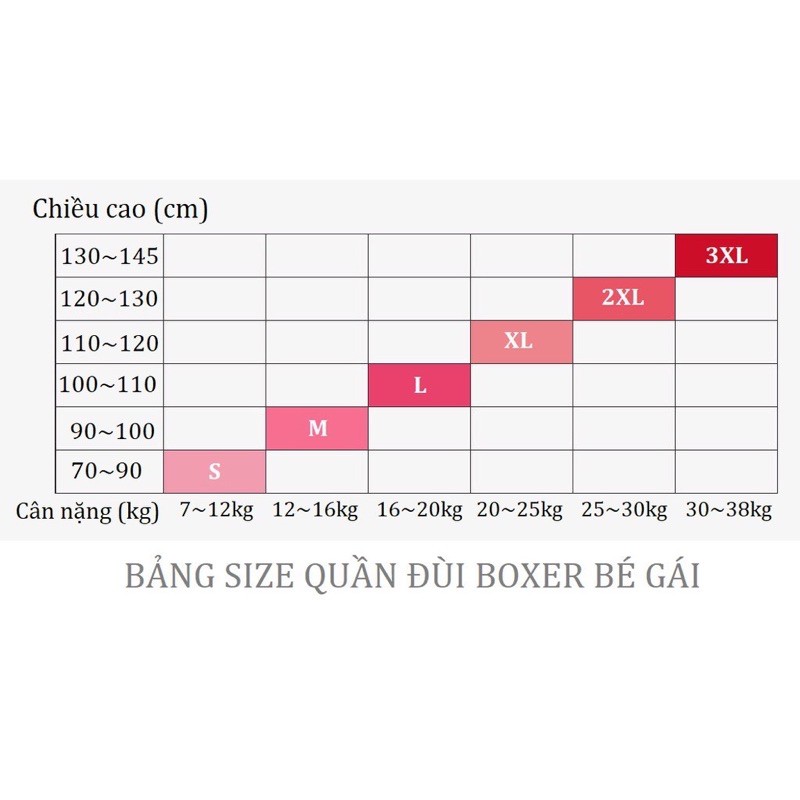 Set 4 Quần Lót Trẻ Em Dạng Boxer Mẫu Happy Lovely Vàng