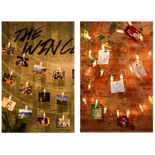 ĐÈN LED KẸP ẢNH DÙNG USB 20 đèn và 40 đèn (SẴN HÀNG)