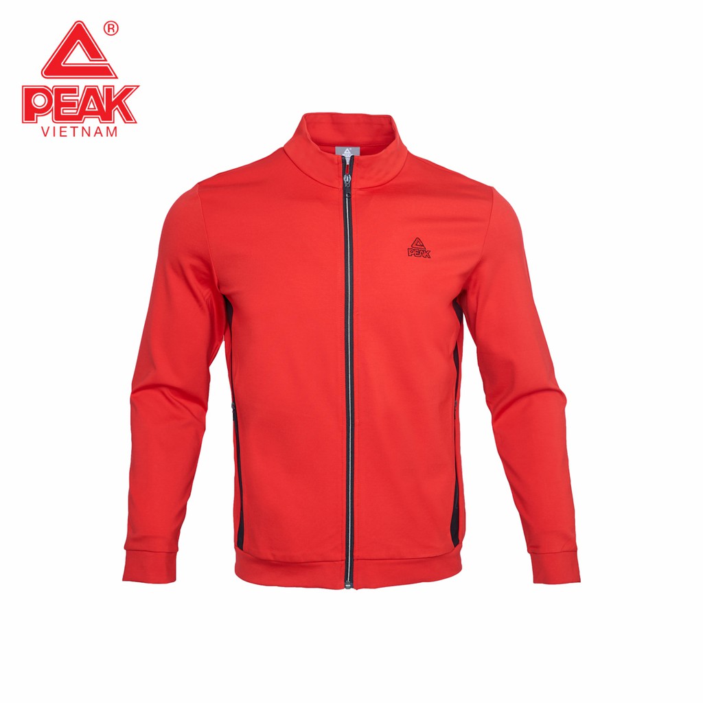 Áo Khoác Nỉ Khóa Nam PEAK Trainning FWA01021