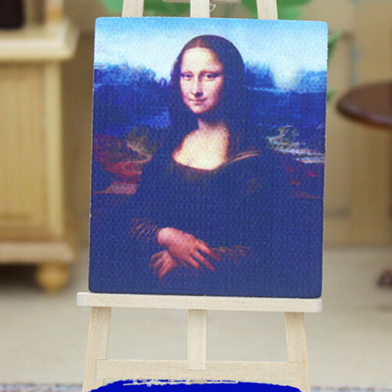 Tranh Sơn Dầu Tự Làm Tỉ Lệ 1: 12 Trang Trí Nhà Búp Bê