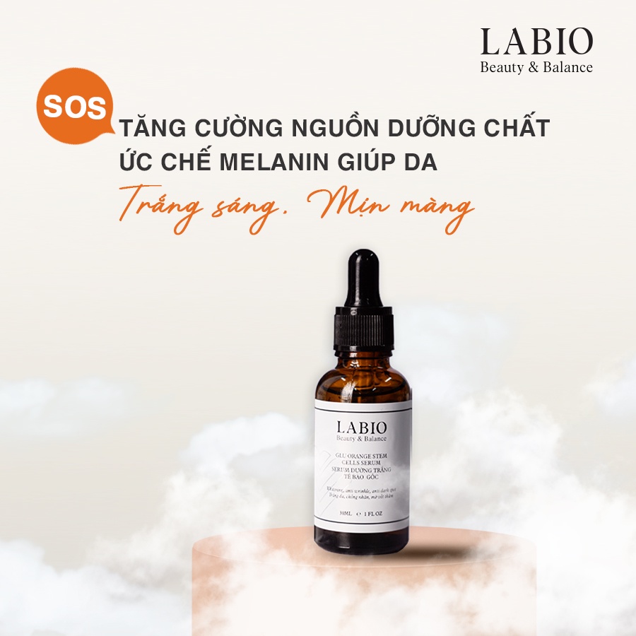 Combo 2 Toner & Serum Dưỡng Trắng, Mờ Thâm Nám, Se Khít Lỗ Chân Lông LABIO Glutathione