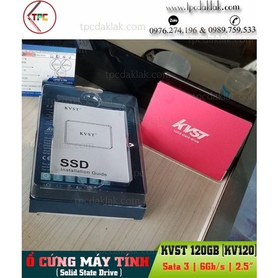 Ổ CỨNG SSD 2.5-INCH 128GB KVST - KVST120G | Ổ CỨNG MÁY TÍNH, LAPTOP SSD2.5" 120GB SATA3 6GB/S KVST | BigBuy360 - bigbuy360.vn