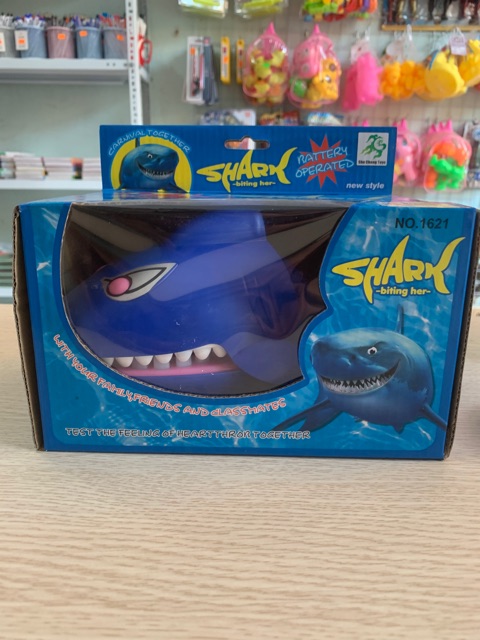 Trò chơi khám phá hàm cá mập có đèn nhạc size lớn