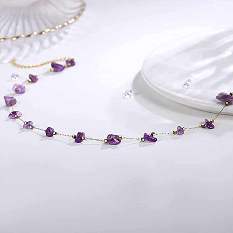 Vòng Tay Mã Não Đỏ / Tím Đính Pha Lê May Mắn &amp; Thịnh Vượng Cho Nữ