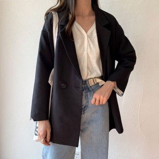 Pass/thanh lí áo khoác vest/blazer đen new