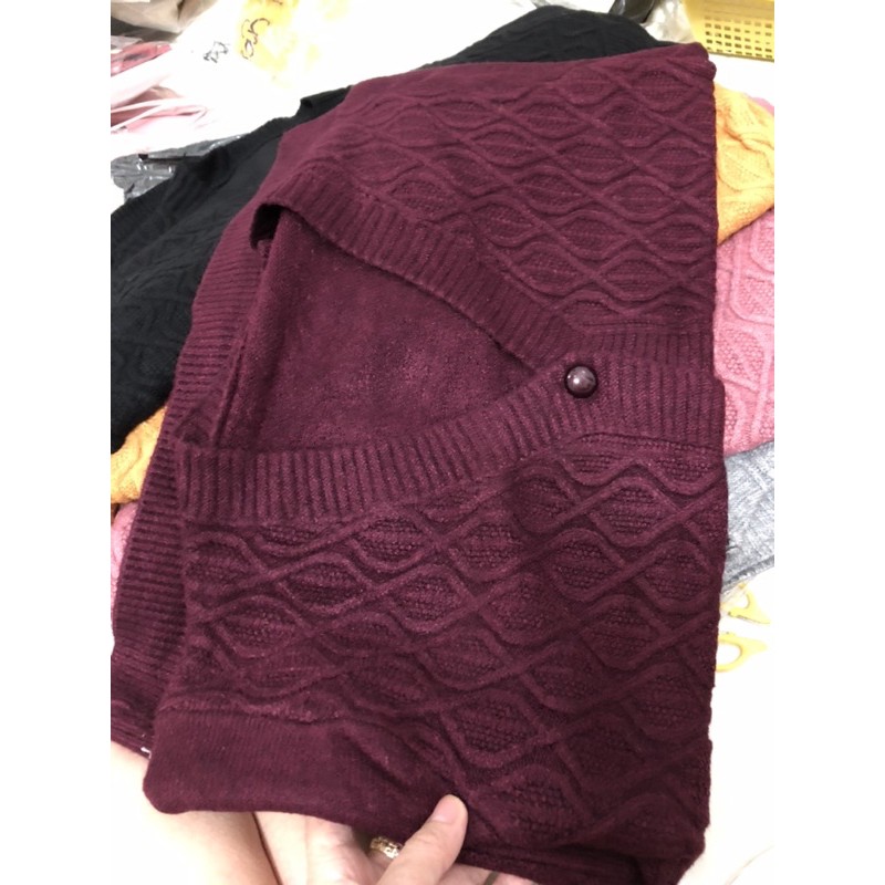 Áo khoác thun len trung niên | BigBuy360 - bigbuy360.vn