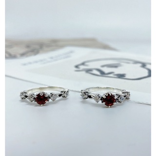 Nhẫn bạc Garnet H.A.S