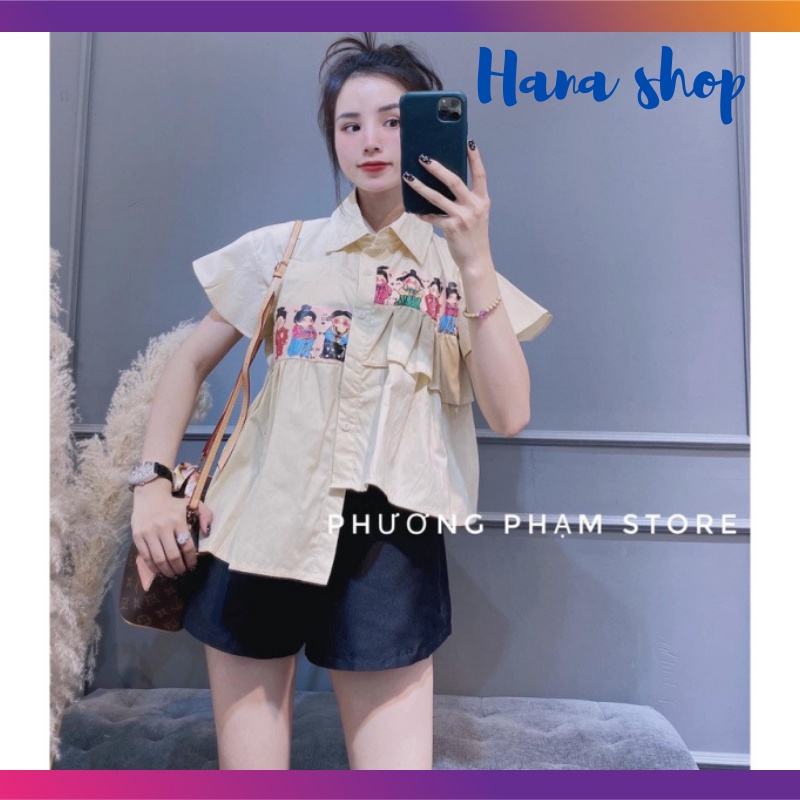 [GIÁ SỈ] Set Áo Hoạt Hình Mix Quần Đùi N41