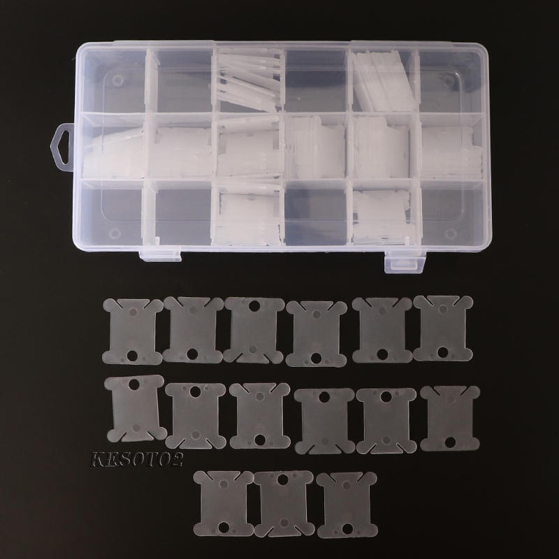 Hộp Nhựa Đựng Chỉ Thêu Kèm 120 Cuộn Chỉ Thêu Kesoto2