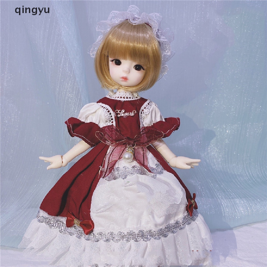 qingyu BJD Loli Doll Lolita Clothes 1/6 BJD Accessories Beautiful Maid Dress Girls Gift PLI