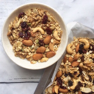 Granola Siêu nhiều HẠT không nho khô healthy đm 500gr