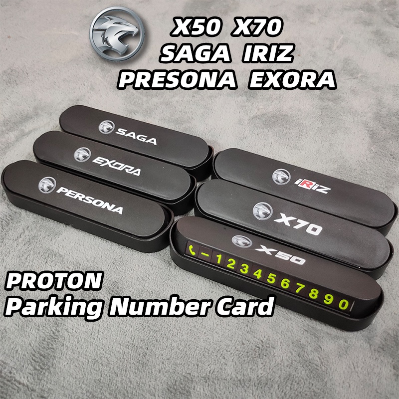 Bảng Số Điện Thoại Đỗ Xe Tạm Thời Thời Trang Cho PROTON X50 X70 SAGA IRIZ PRESONA EXORA