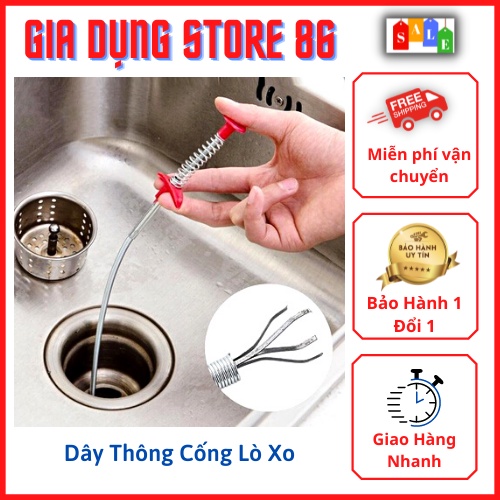 Dây Thông Tắc Cống Lò Xo Gắp Rác Tiện Dụng