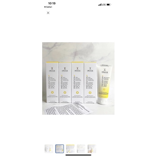 (Hàng chính hãng)  Kem chống nắng Image spf 50+ cho da hỗn hợp mẫu mới