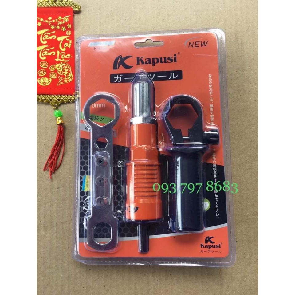 Đầu Rút Đinh Tán - Đầu Rút Đinh Rive Gắn Máy Khoan Cao Cấp Kapusi