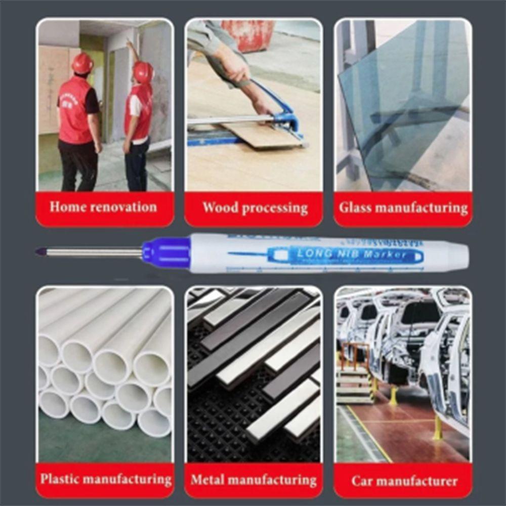 Bút đánh dấu MMULCK ngòi dài 30mm hỗ trợ lỗ sâu chống thấm nước chuyên dụng cho thợ mộc