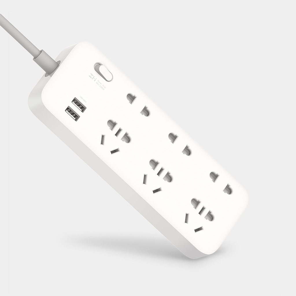 Ổ cắm điện ZMI 6 Cổng 2 USB CX05 18W / ZMI CXP01 65W / Ổ cắm điện MiPower Strip 6 Cổng 3 USB