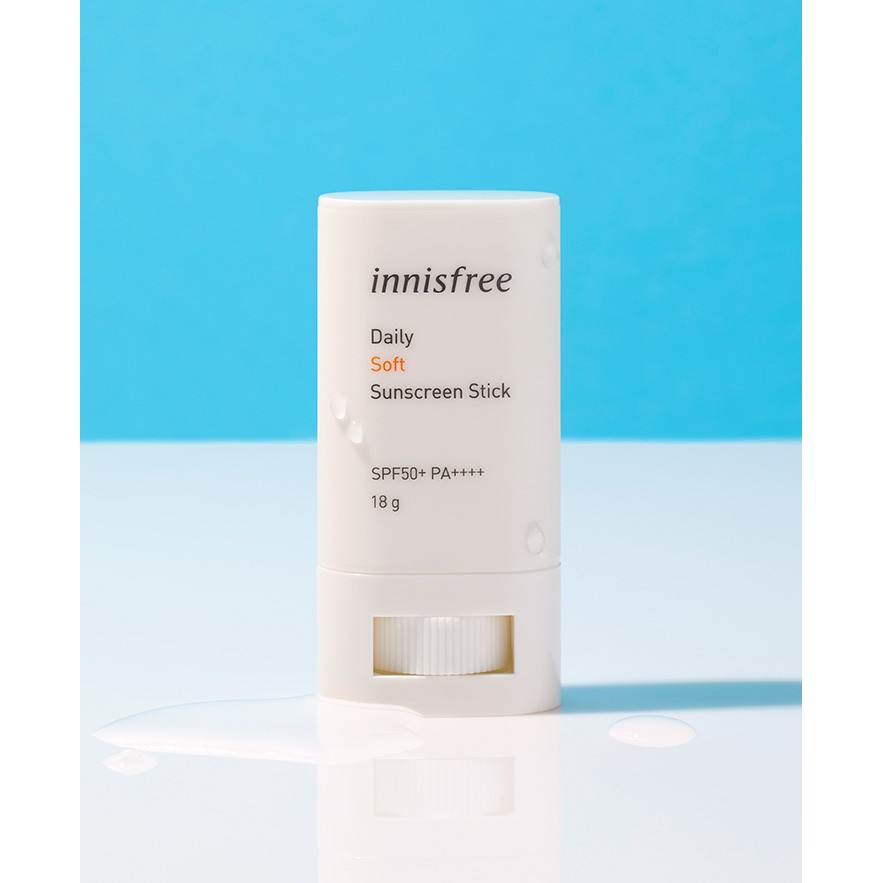 [Mã COSIF02 giảm 10% đơn 400K] Kem chống nắng hàng ngày dạng thỏi innisfree Daily Soft Sunscreen Stick SPF50+ Pa++++ 18g