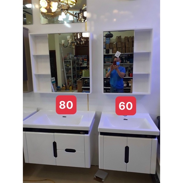 Tủ chậu lavabo giá xưởng Mã 888  cỡ 80*48*48