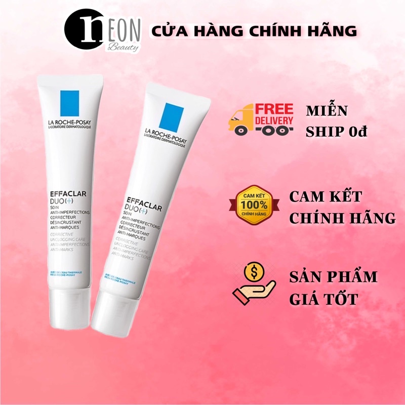 Kem dưỡng giảm mụn, ngăn ngừa vết thâm và ngăn mụn tái phát La roche-Posay Effaclar Duo+