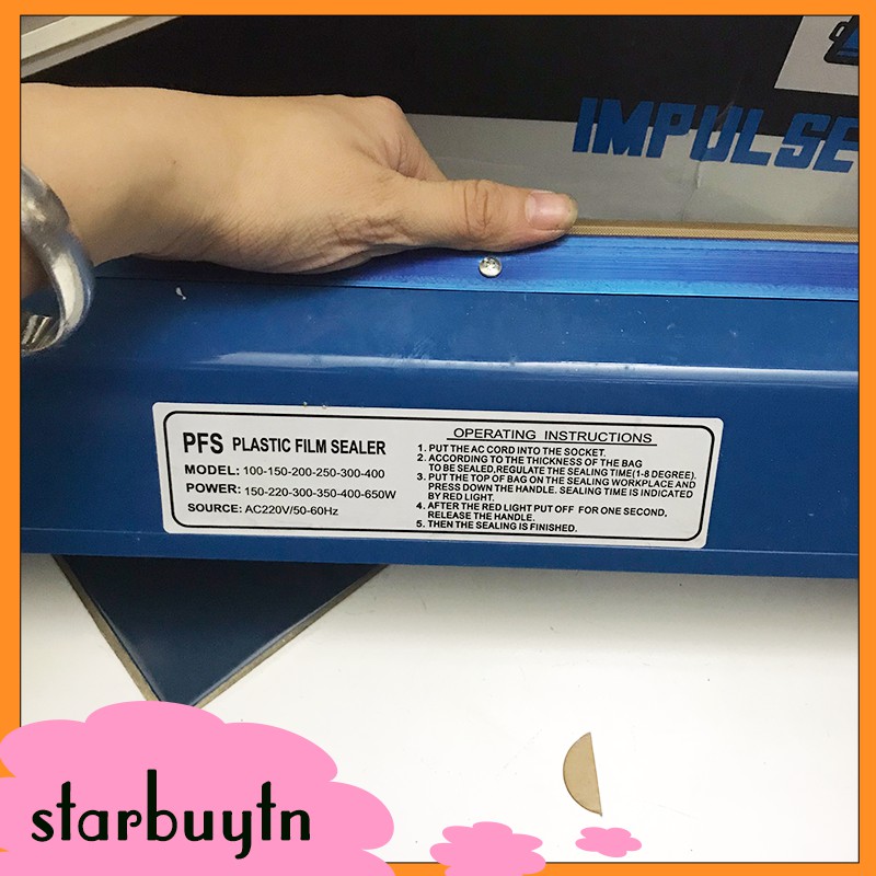 Máy hàn túi nilon 400mm tiện dụng loại tốt