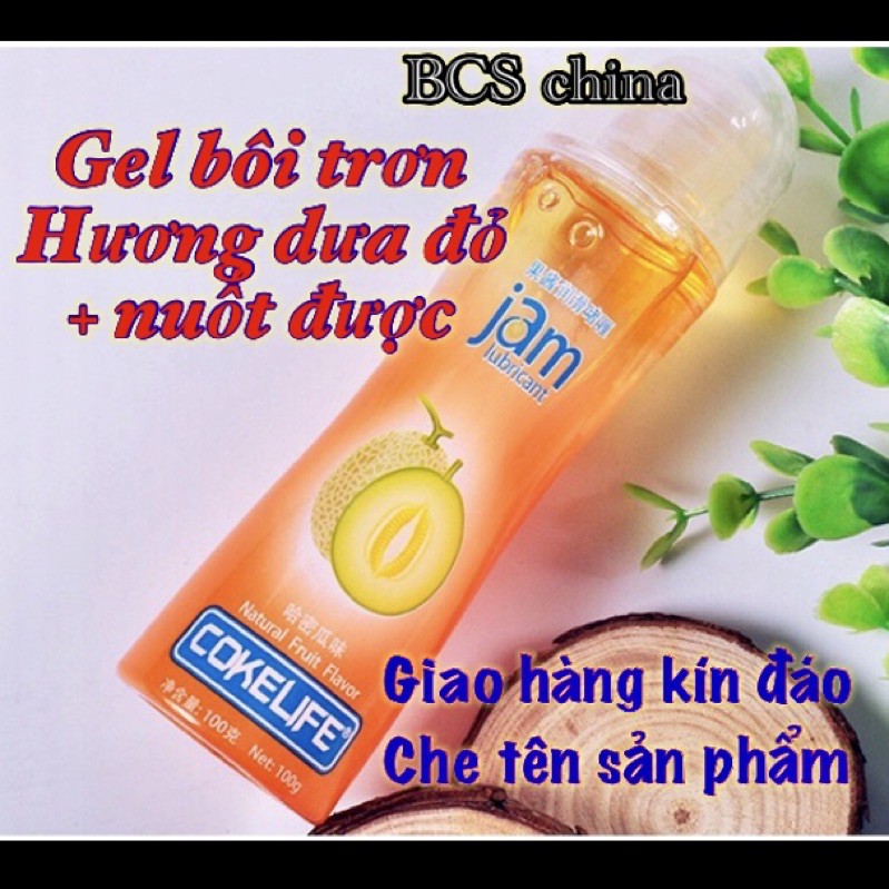 Gel Bôi Trơn 100g Hương Thơm việt quất ( hàng cao cấp ) .đặc biệt có thể nuốt được