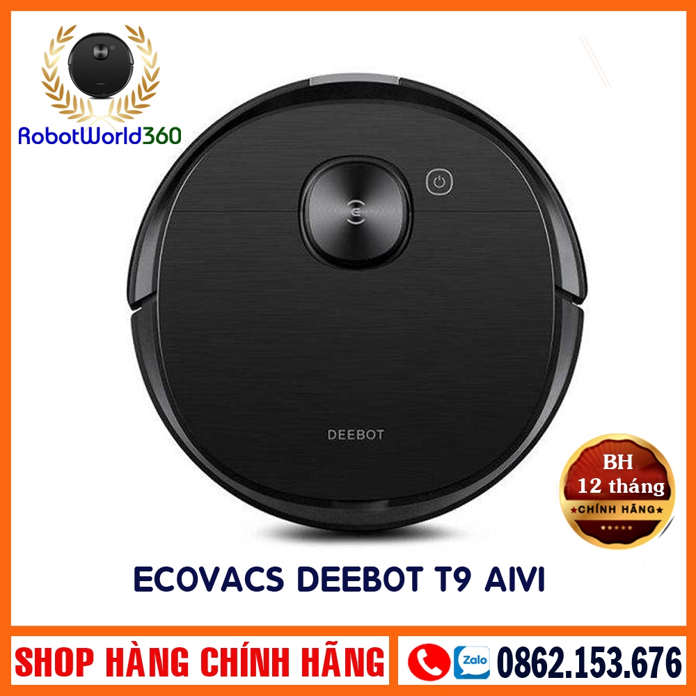 Robot hút bụi lau nhà Ecovacs Deebot T9 Aivi CHÍNH HÃNG ( ID nhà sản xuất)