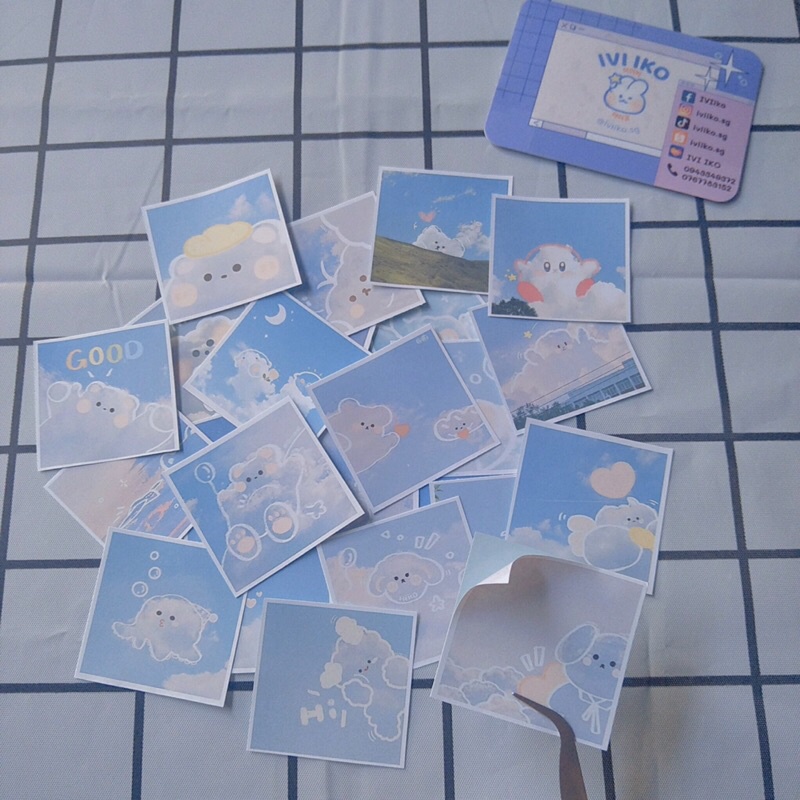 IVI IKO | Set 24 sticker Sky Cute - bầu trời dễ thương