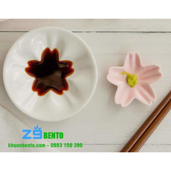Set 2 đĩa trang trí và đựng gia vị hoa anh đào - Cao cấp